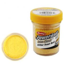 Pâte à truite Berkley PowerBait Select Glitter Trout Bait Yellow