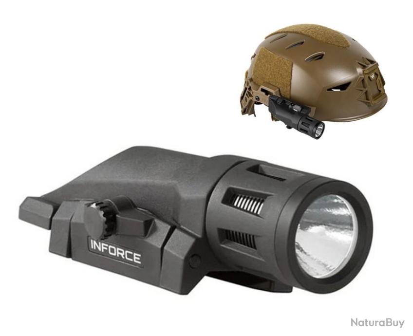 Support de fixation pour casque tactique/lampe de poche pour