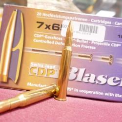 boite de 20 cartouches CDP BLASER 7x65 R 10.0g