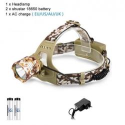 Lampe frontale LED camouflage.....1 euro