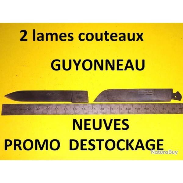LOT de 2 lames couteaux GUYONNEAU CHATELLERAULT - VENDU PAR JEPERCUTE (D22E149)