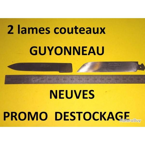 lot de 2 lames de couteaux GUYONNEAU CHATELLERAULT - VENDU PAR JEPERCUTE (D22E155)