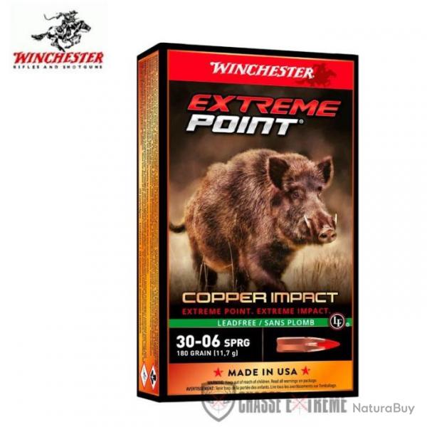 20 Munitions WINCHESTER 180Gr Cal 30-06  Extreme Point Lead Free