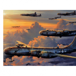 Affiche, poster vintage d'avion pour décoration, taille 21x30cm modèle 7