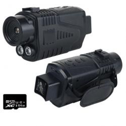 Caméra Infrarouge Vision Nocturne +Mem.64Go HD1080P 5MP 300m Zoom5X Diurne Nocturne Chasse Outdoor
