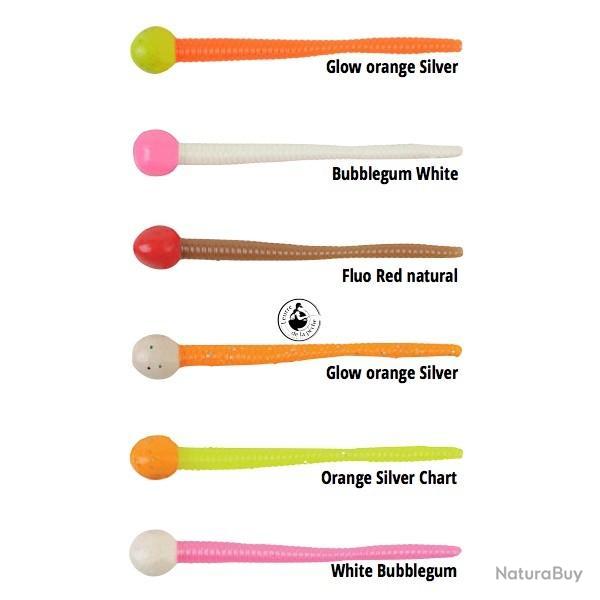 Leurre Berkley Powerbait Mice Tail 7,5cm White Bubblegum