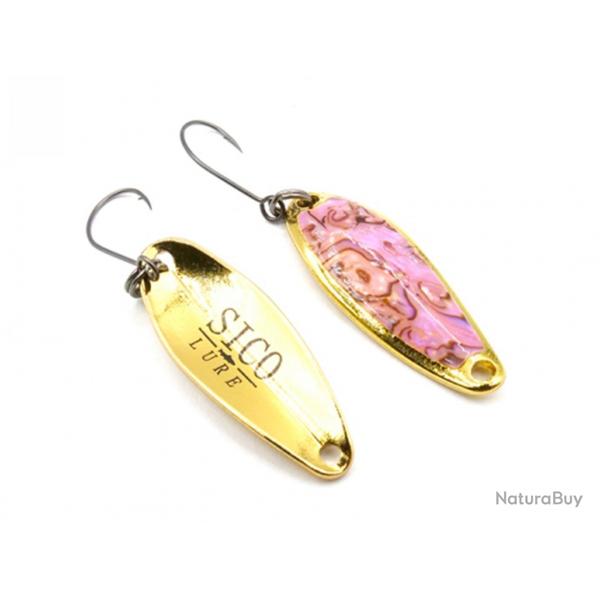 Cuiller Ondulante Sico Lure Sico Nacre 7g 7g Rose Nacre