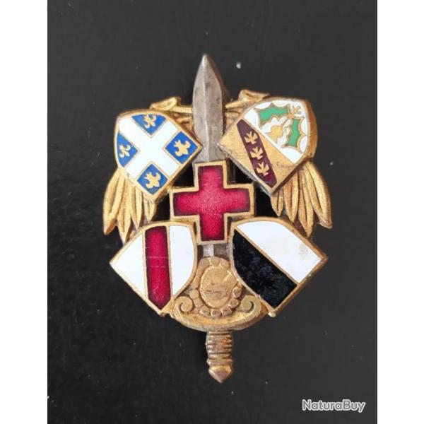 Insigne - 6me Section d'Infirmiers Militaires - Drago - Non numrot