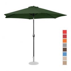 Grand parasol - Vert - Hexagonal - diamètre 300 cm - Inclinable 14_0007547