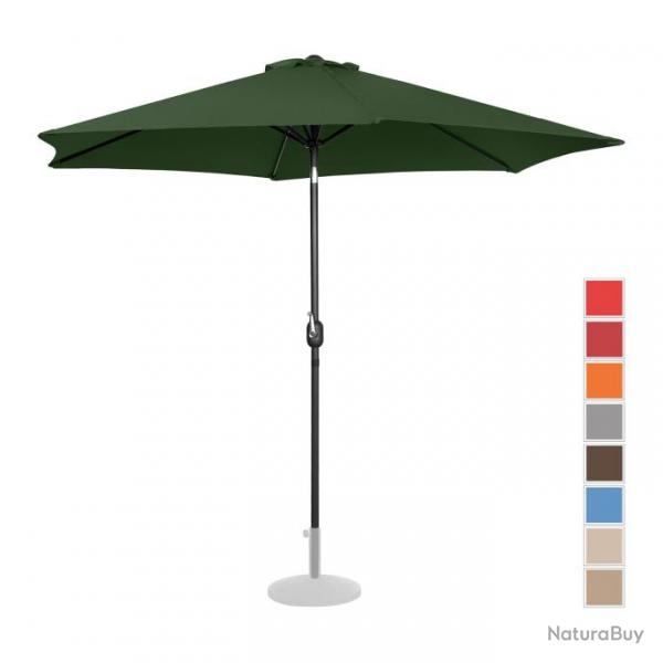 Grand parasol - Vert - Hexagonal - diamtre 300 cm - Inclinable 14_0007547