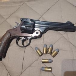 Revolver TROCAOLA  Y ARANZABAL calibre 455 Webley + munitions