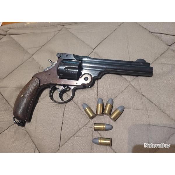 Revolver TROCAOLA  Y ARANZABAL calibre 455 Webley + munitions