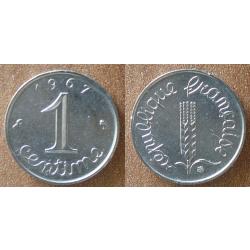 France 1 Centime 1967 Epi Piece Franc Centime Francs