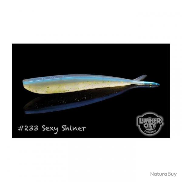 Leurre Lunker City Fin-S Fish 7" 18cm Sexy Shiner