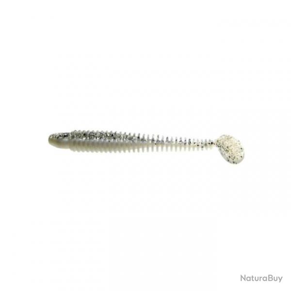 Leurre Lunker City Swimming Ribster 4" - 10cm ICE SHAD