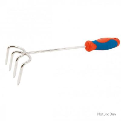 Griffe 4 Dents BMI - Manche Soft Touch, Acier Anti-rouille, Jardinage