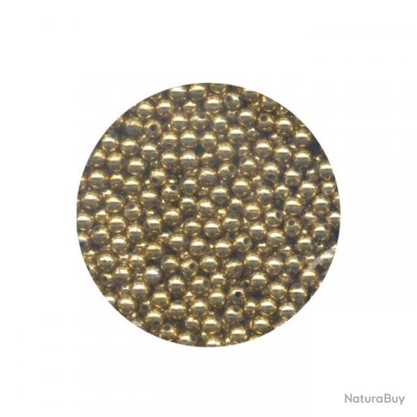 1000 Perles Flashmer Gold Dorees - 5mm