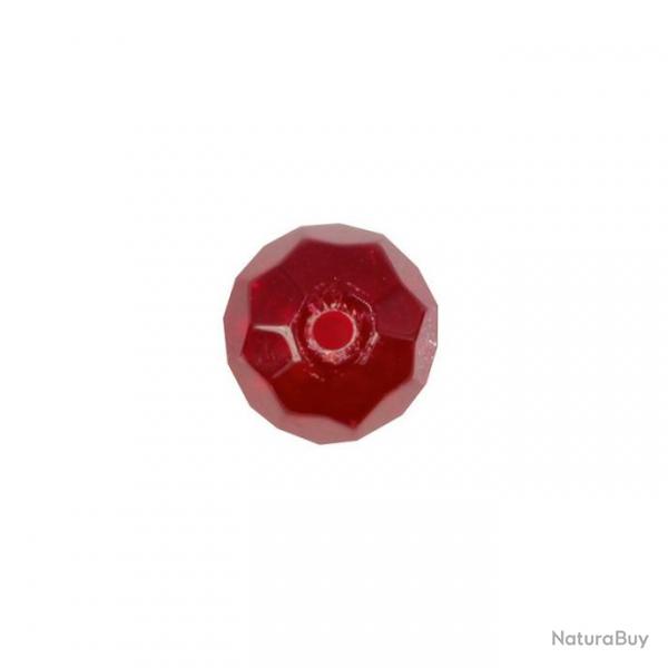10 Perles Scratch Tackle Glass Bead - 10 Mm - Rouge