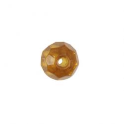 12 Perles Scratch Tackle Glass Bead - 8 Mm AMBRE