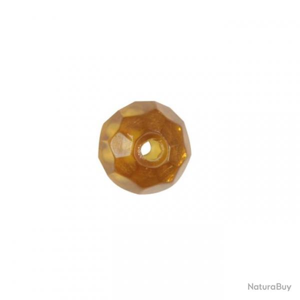 12 Perles Scratch Tackle Glass Bead - 8 Mm AMBRE