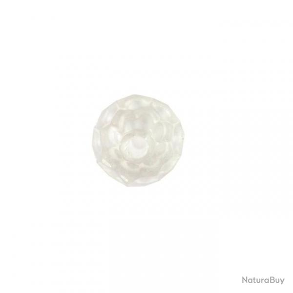 12 Perles Scratch Tackle Glass Bead - 8 Mm CRISTAL