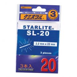 3 Starlite Sl-20 - Ø 2.2x22mm (Tube+Adhésif)