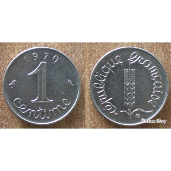 France 1 Centime 1970 Neuve Epi Centimes Francs Franc Cent Piece