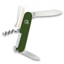 Couteau professionnel 5 usages Albainox Vert