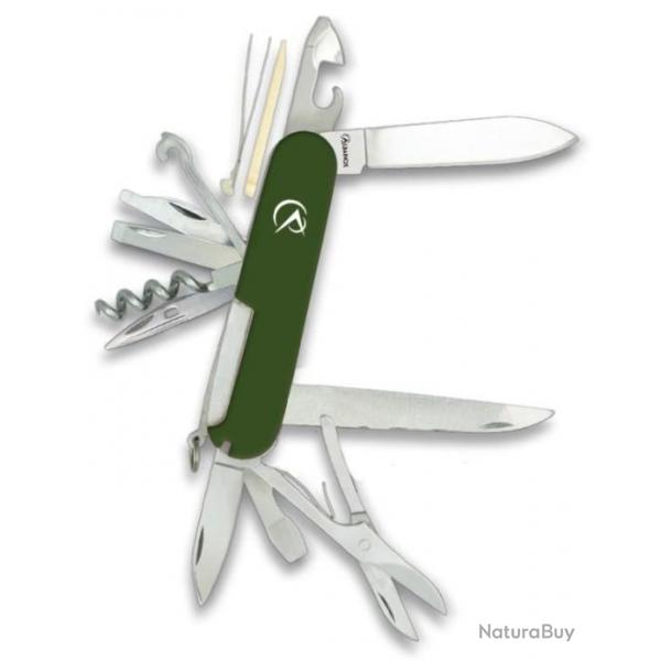 Couteau professionnel 11 usages Albainox Vert