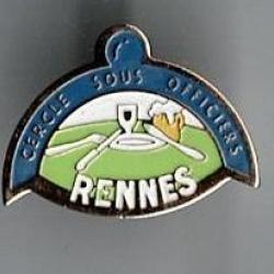 Pin's Cercle Sous Officiers Rennes Petit Pin's Militaire Ref 3015bc
