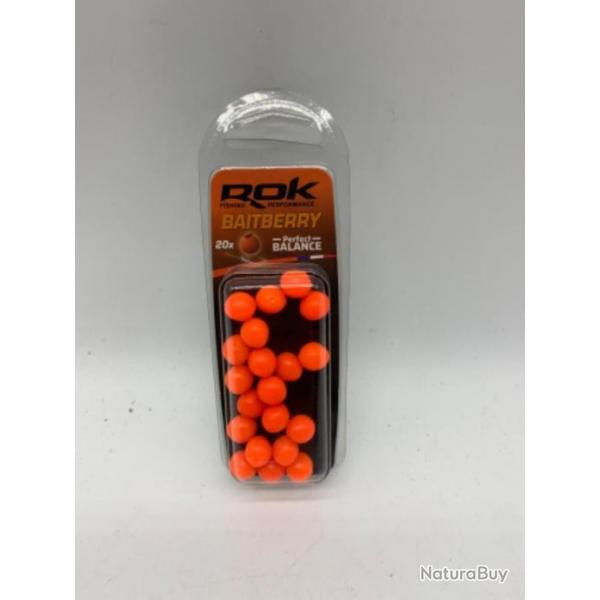 20 Baie artificiel Rok fishing orange