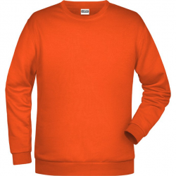 SWEAT-SHIRT HOMME-JAMES NICHOLSON ORANGE TAILLE XL JN79407