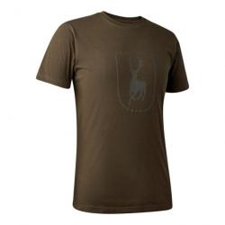 T-shirt avec logo Vert Deerhunter