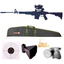 PACK-2 Carabine NORICA-AR15M16 RED DOT Cal. 4,5 mm