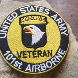 Vétérans 101° Airborne  ( 90 mm) A coudre ou à coller au fer à repasser nn