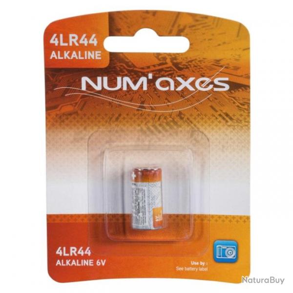 Blister 1 pile Num'Axes - 4LR44 alcaline 6 V