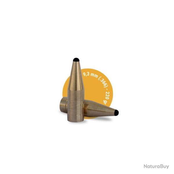 Ogives sans plomb fox classic hunter 9,3MM (.366) 220 GR - 50 pices