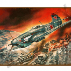 Affiche, poster vintage d'avion rétro pour décoration, taille 20x30cm modèle 3