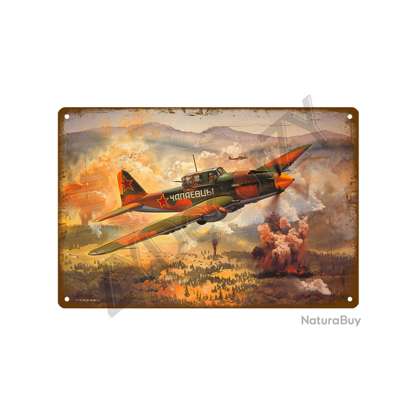 Affiche, poster vintage d'avion rtro pour dcoration, taille 20x30cm modle 8