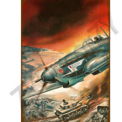 Affiche, poster vintage d'avion rétro pour décoration, taille 20x30cm modèle 19
