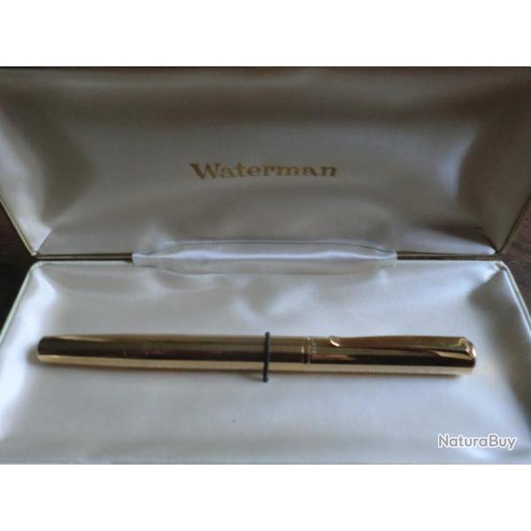 ancien stylo plume waterman plaqu or