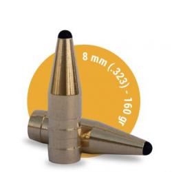 Ogives sans plombs cal. 8 mm (.323) 160 grains FOX BULLETS HUNTER