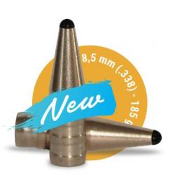 Ogives sans plombs cal. 8,5 mm (.338) 185 grains FOX BULLETS HUNTER