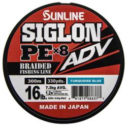 Sunline Siglon ADV PE X8 16lb Turquoise