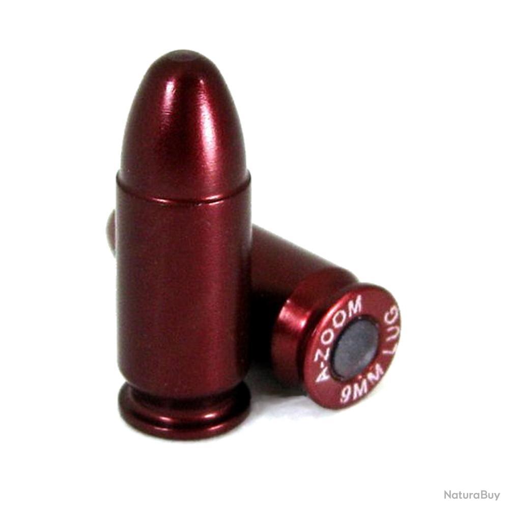 Lot De 6 Douilles Amortisseurs Snap Caps En Plastique Calibre 9x19mm Parabellum – Protection Pour Armes Made In Italy