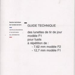 guide technique scrome Mle F1 MAT1866 pour frf2 et PGM