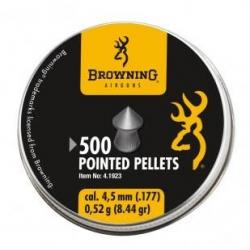 BROWNING - Plombs Pointus CAL 4.5 MM 0.52G (x500)