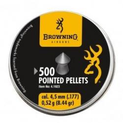 BROWNING - Plombs Pointus CAL 4.5 mm 0.52G (x500)