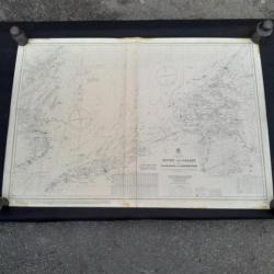 carte maritime anglaise WW2