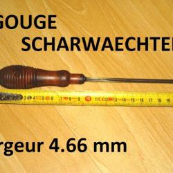 GOUGE ARMURIER de marque SCHARWAECHTER largeur 4.66 mm- VENDU PAR JEPERCUTE (D23B565)